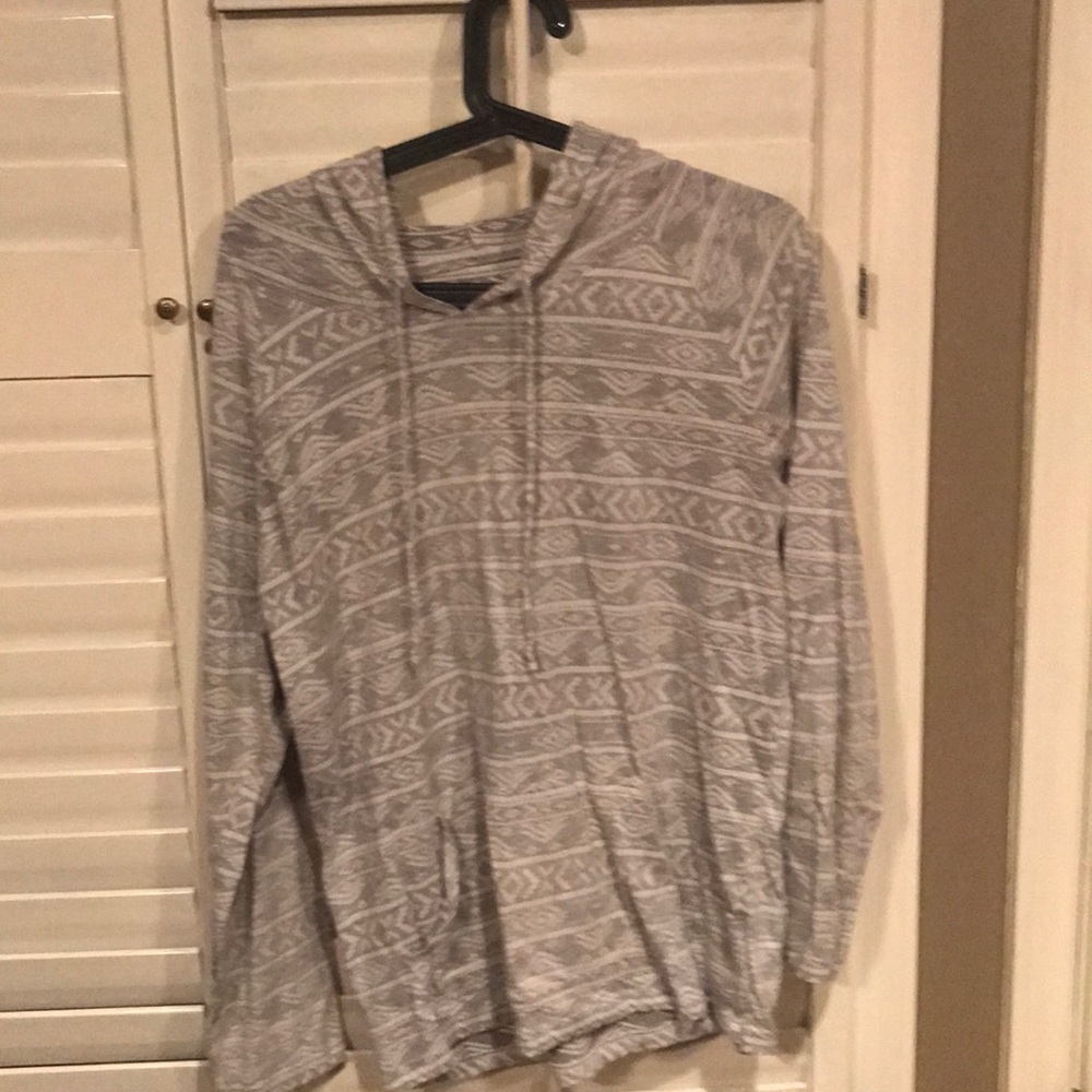 Long sleeve T-shirt hoodie men